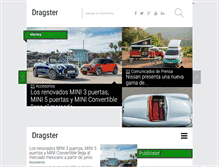 Tablet Screenshot of dragstermx.com